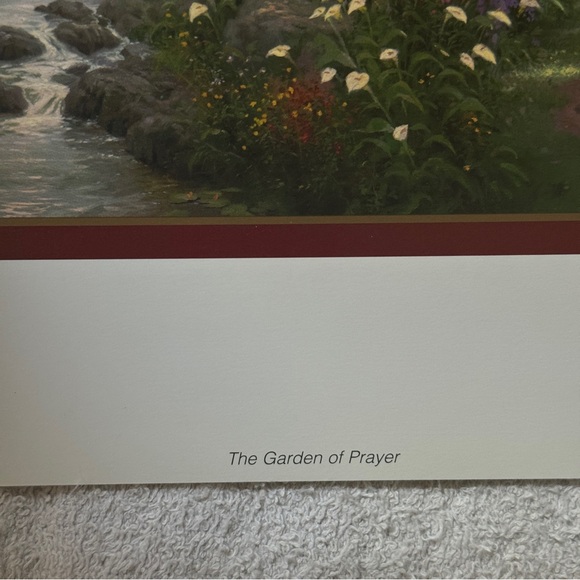 Thomas Kinkade The Garden of Prayer Lithograph Size 11 x 14 inch (27.9 x 35.6cm) - Picture 4 of 5